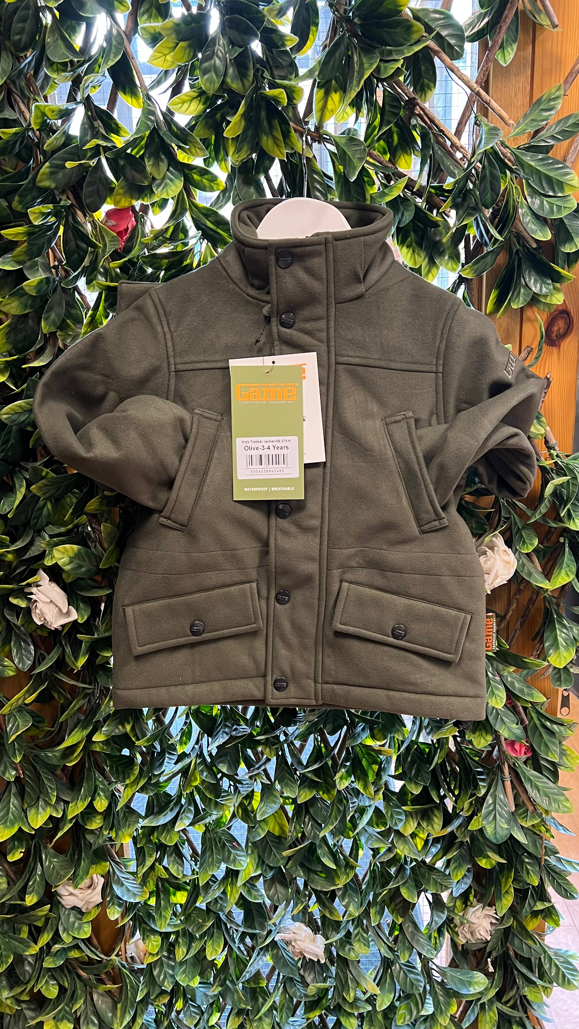 Game Kids Trekker Waterproof Hunting shooting farming Jacket
