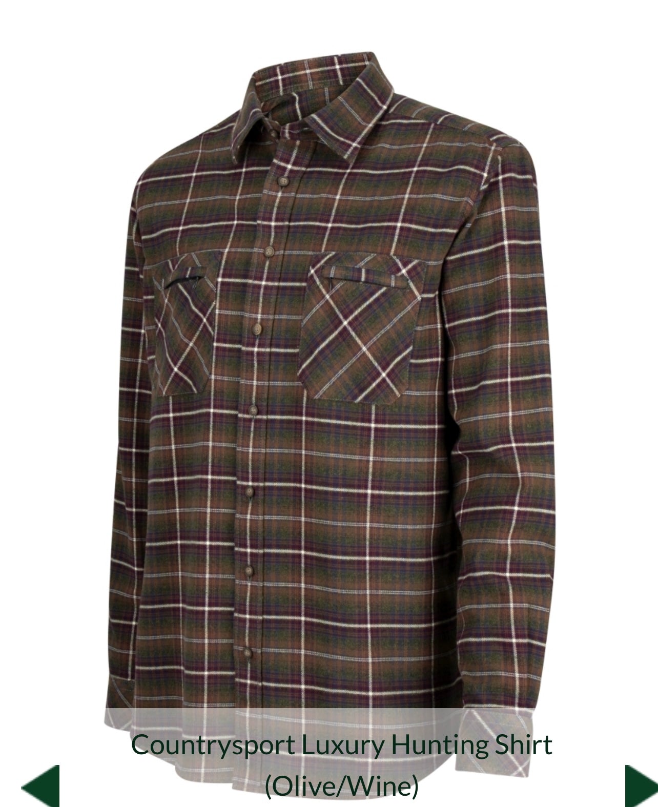Hoggs of Fife Countrysport Luxury Hunting Shirt